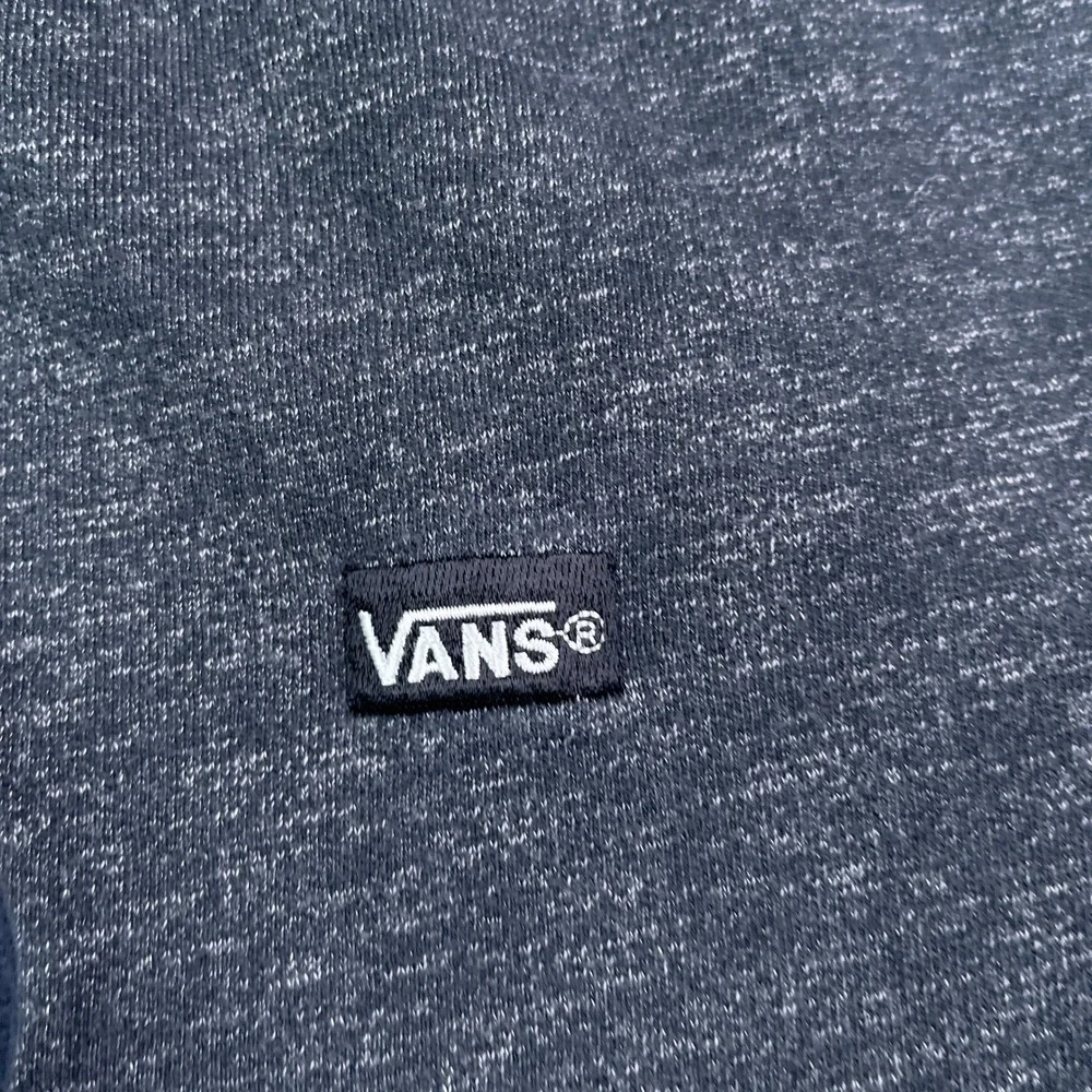 Vans Hoodie Mens Large Gray Full Zip Fleece Skateboarding Streetwear Skater